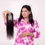 Scalp Topper Hair Extensions For Women | Silk base & 100% Human Hair