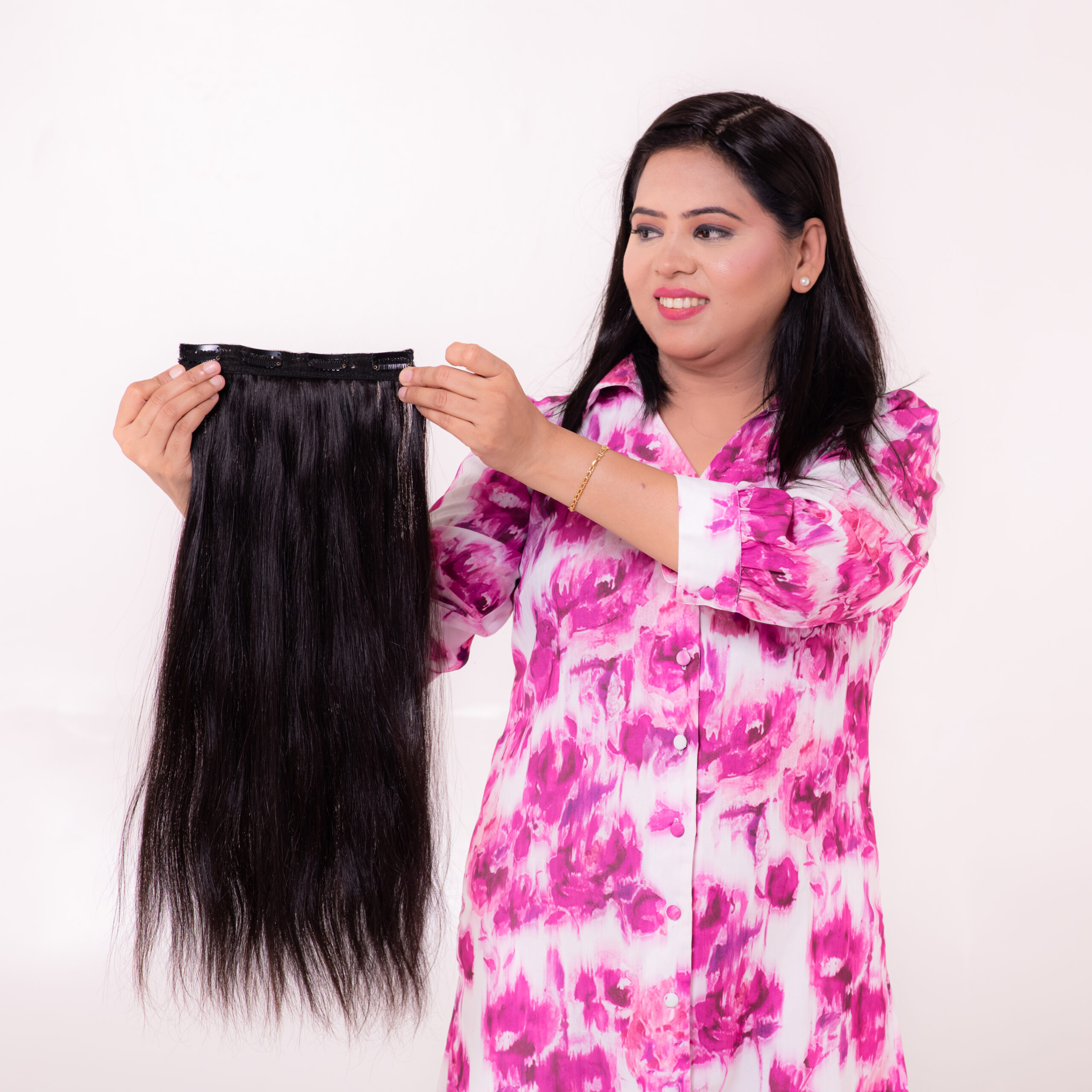 6 Piece Clip Set | Clip-in Hair Extensions for Women - Image 2