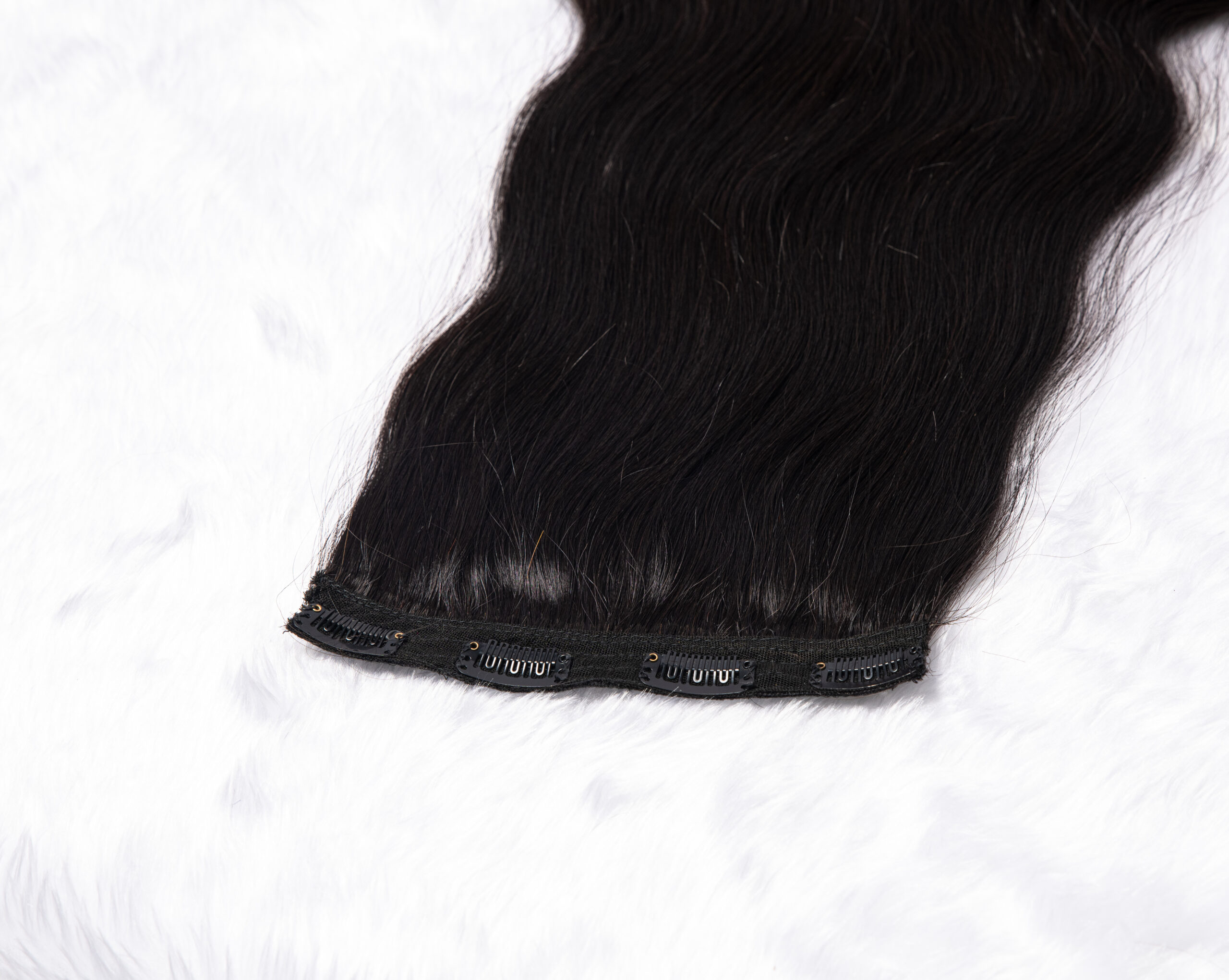 4 Clip Ear to Ear Volumizer | Clip-in Hair Extensions | Instant Volume & Style | Wavy & Curly Texture